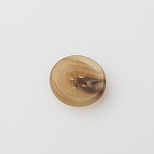 HR빅버튼 멜버른 무광 단추 18mm, 베이지, 8개입