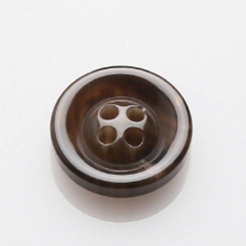 HR빅버튼 빅마마 단추 15mm, 다크브라운, 12개입