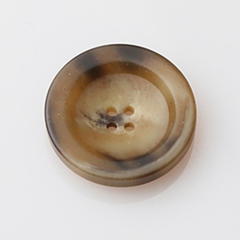 HR빅버튼 텔미 무광 단추 25mm, 라이트브라운, 4개입