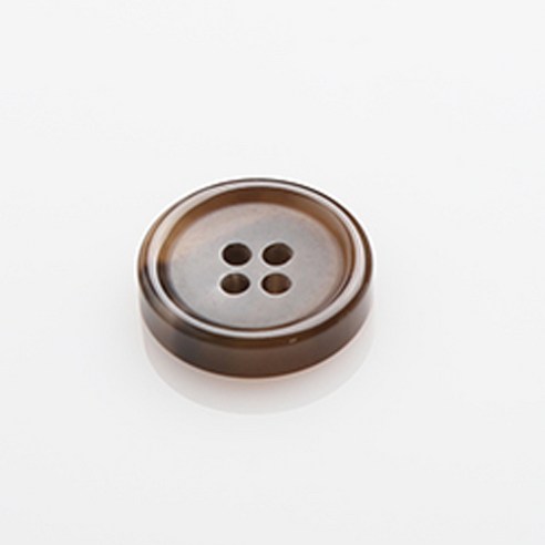 HR빅버튼 썸데이유광 단추 18mm, 라이트브라운, 12개입