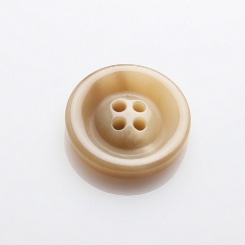 HR빅버튼 빅마마 단추 23mm, 베이지, 4개입