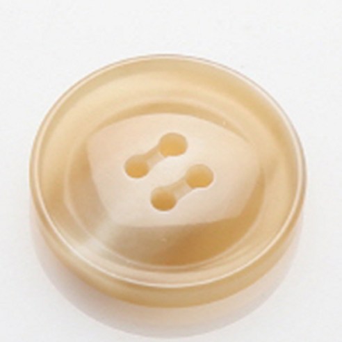 HR빅버튼 아이리스 단추 23mm, 베이지, 8개입