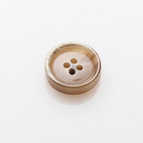 HR빅버튼 커스텀 단추 15mm, 베이지, 4개입