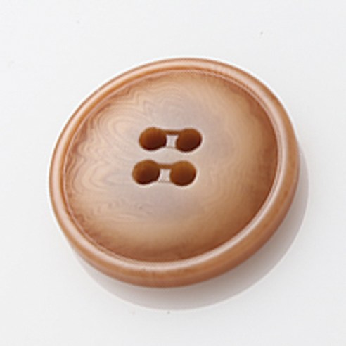 HR빅버튼 디테 단추 23mm, 다크베이지, 8개입