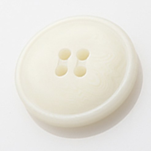 HR빅버튼 디테 단추 25mm, 아이보리, 4개입