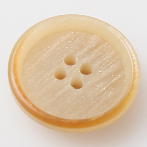 HR빅버튼 노엘 유광 단추 지름 18mm, 베이지, 8개입