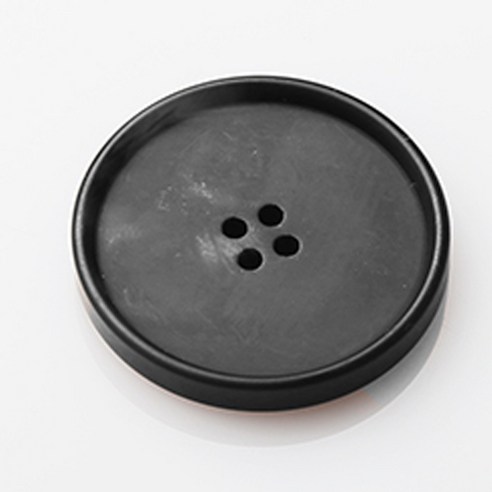HR빅버튼 스텝 무광 단추 23mm, 블랙, 12개입