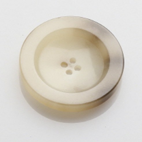 HR빅버튼 텔미 단추 23mm, 연베이지, 12개입