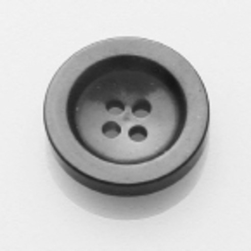 HR빅버튼 텔미 단추 18mm, 블랙, 4개입