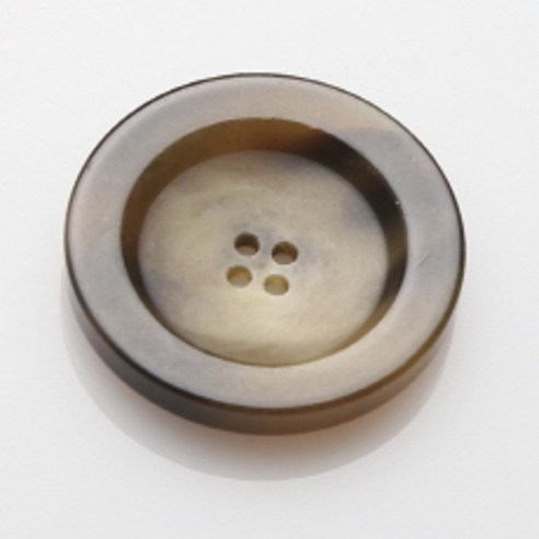 HR빅버튼 텔미 단추 23mm, 연브라운, 4개입