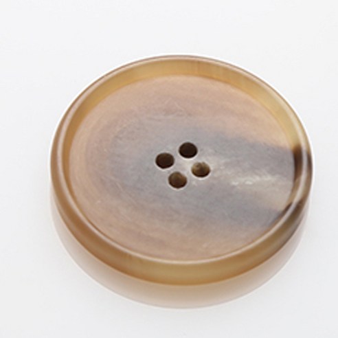 HR빅버튼 스텝 무광 단추 21mm, 베이지, 8개입