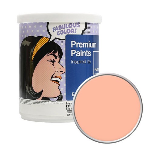 노루페인트 팬톤 외부용 실외 저광페인트 1L, 14-1228 Peach Nectar, 1개