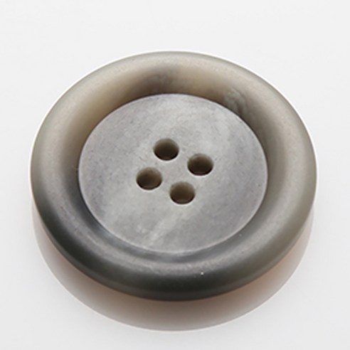 HR빅버튼 플러스 무광 단추 25mm, 그레이, 12개입