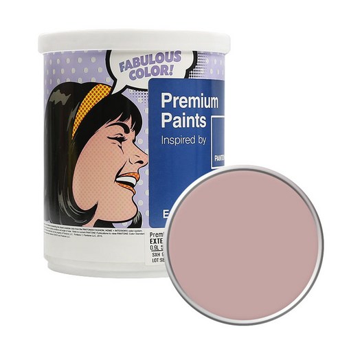 노루페인트 팬톤 외부용 실외 저광 페인트 1L, 15-1607 Pale Mauve