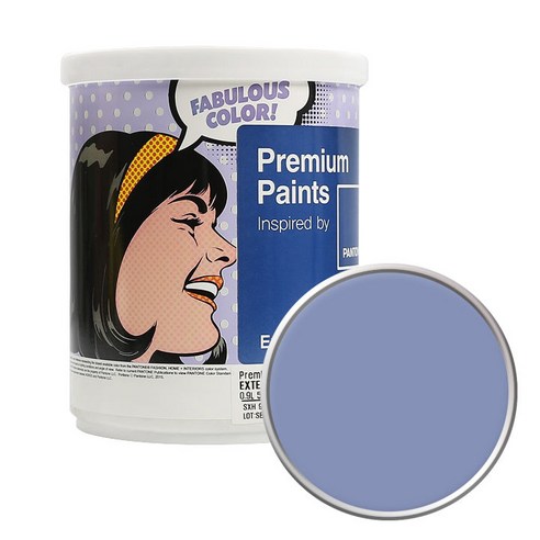 노루페인트 팬톤 외부용 실외 저광페인트 1L, 17-3919 Purple Impression