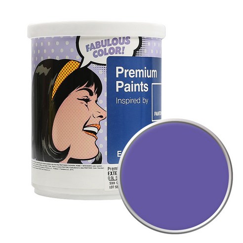 노루페인트 팬톤 외부용 실외 저광페인트 1L, 18-3840 Purple Opulence