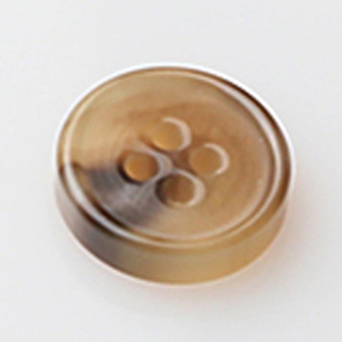 HR빅버튼 메시아 유광 단추 15mm, 베이지, 8개입