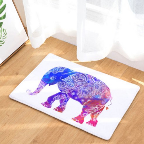 노랜드 Colourful Elephant Style 다용도 발매트, 1