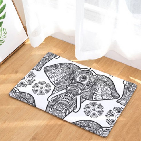 노랜드 Colourful Elephant Style 다용도 발매트, 3