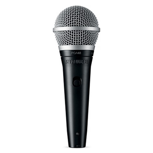 슈어 보컬용 유선마이크 블랙, PGA48
