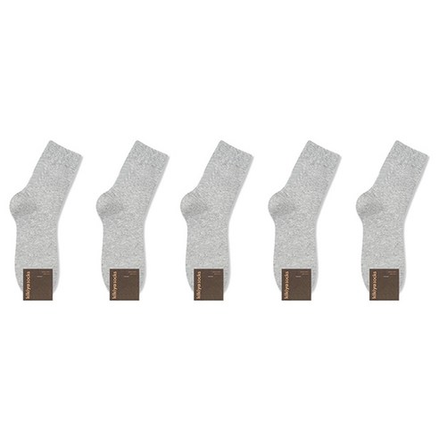 루벨라 신사컬러 무지 남성용 양말 K2350 5족