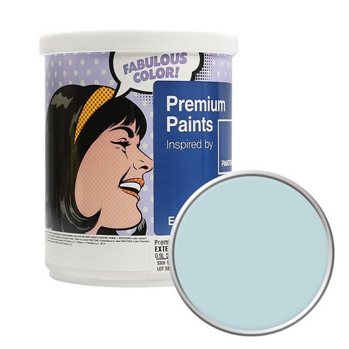 노루페인트 팬톤 외부용 실외페인트 1L 저광, 12-4607 Pastel Blue