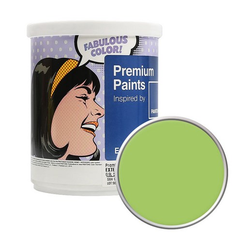 노루페인트 팬톤 외부용 실외 저광페인트 1L, 14-0244 Bright Lime Green