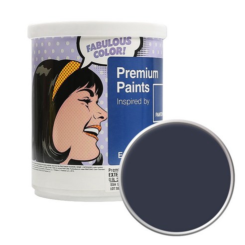 노루페인트 팬톤 외부용 실외페인트 저광 1L, 19-4020 Dark Sapphire
