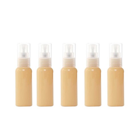 더자카 원컬러 미니 공병 50ml, 5개입, 겨자