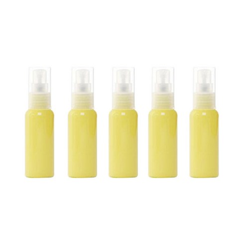 더자카 원컬러 미니 공병 50ml, 5개입, 옐로