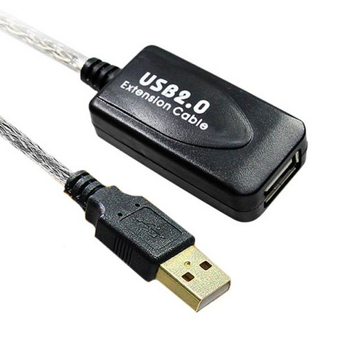 마하링크 USB 2.0 연장 리피터 무전원 케이블 ML-U2R100 10m, 1개