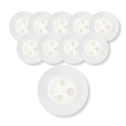 동화상가몰 동남 단추 13mm, WT(4H), 10개입