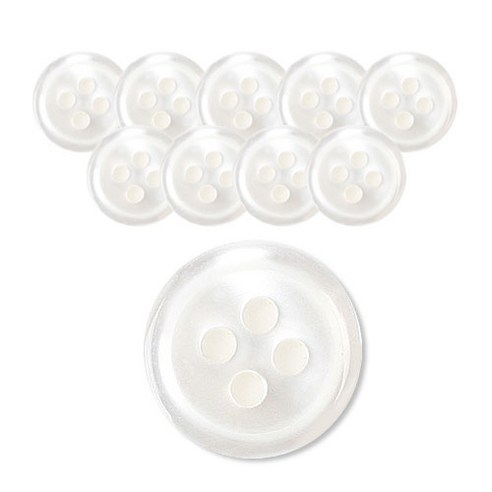 동화상가몰 DY 와이셔츠 단추2 IMT 11.5mm, WT, 10개입