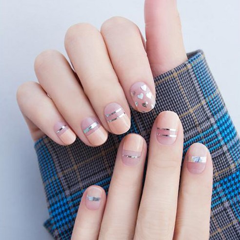 네일스네일 젤네일 스티커 22p + 네일파일, 130, 1세트