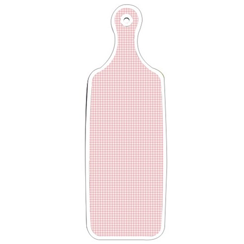 로엠디자인 양면 디자인 서빙도마 보드, 라인플라워 그린 + 훈색체크, 1개