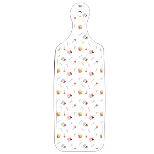 로엠디자인 양면 디자인 서빙도마 보드, 화단 + 케익, 1개