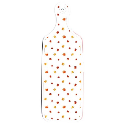 로엠디자인 양면 디자인 서빙도마, 미트레드 + 낙엽화이트, 1개