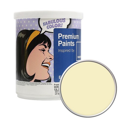 노루페인트 팬톤 외부용 실외 무광페인트 1L, 11-0617 Transparent Yellow