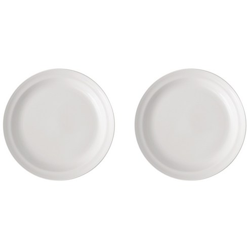 보울보울 국산 볼볼오리진 디너플레이트 22cm 밀크화이트, 2개