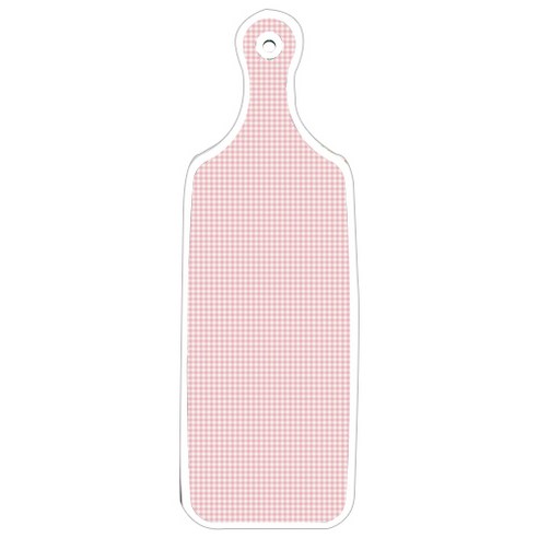 로엠디자인 양면 서빙도마 숲패턴2, 훈색체크, 1개