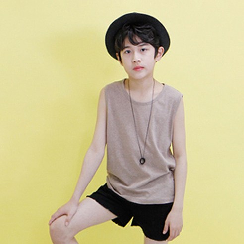 또래친구 남아용 백레터링나시 티셔츠