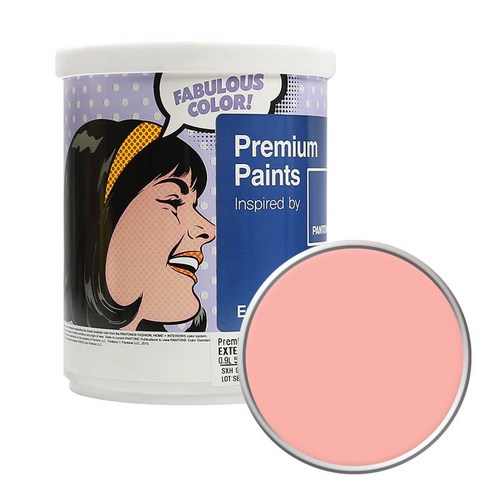 노루페인트 팬톤 외부용 실외페인트 무광 1L, 14-1420 Apricot Blush