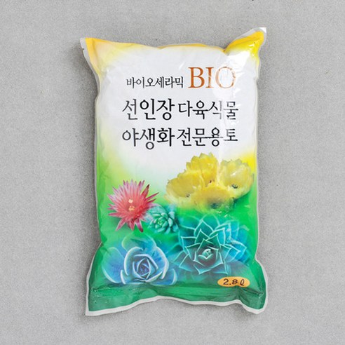 행복한세상 선인장다육식물 야생화 전문용토, 1개, 2.8L