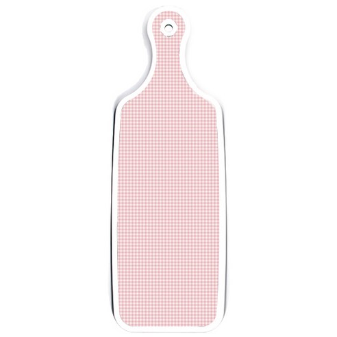 로엠디자인 양면 서빙도마 김치주황, 훈색체크, 1개