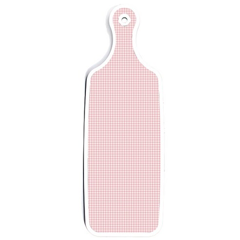 로엠디자인 양면 서빙 도마 보드 파스텔플라워패턴, 훈색체크, 1개