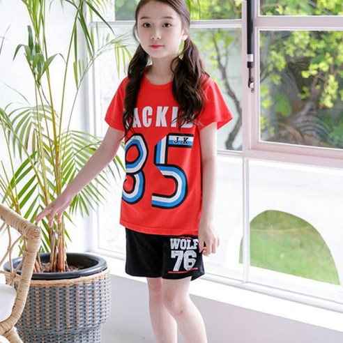 잭키드 여아용 85 JK 반팔티