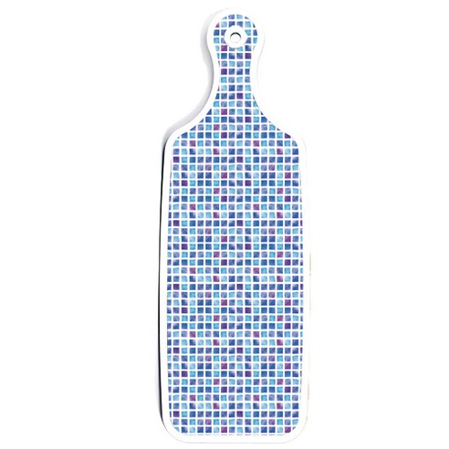 로엠디자인 양면 디자인 서빙 도마 보드 구관조담황색, 블루타일, 1개