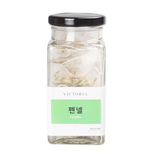 빅토리아 보틀 펜넬 차, 1g, 10개