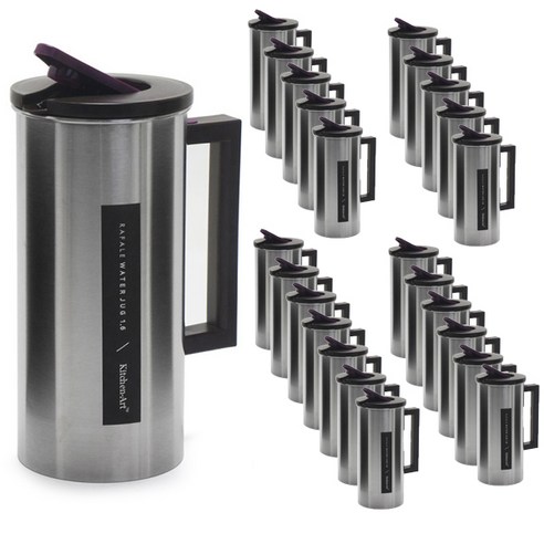 키친아트 new 스테인레스 물병 24p, 혼합 색상, 1.6L, 24개