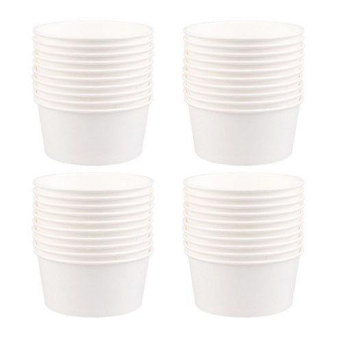 블룸엣홈 일회용 라면용기 520ml 12.5cm x 6cm, 10개입, 4개